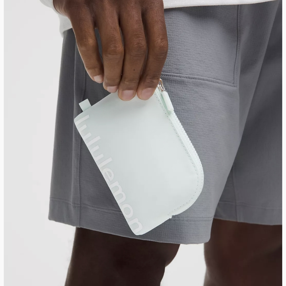 lululemon athletica Silver Clippable Card Pouch Keychain Pouch - Picture 3 of 3
